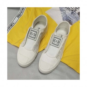 Chanel 2019 Ladies Canvas Sneakers - 샤넬 2019 여성용 캔버스 스니커즈 CHAS0276.Size(225 
