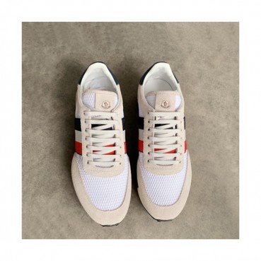 Moncler 2019 Mens Leather Sneakers - 몽클레어 2019 남성용 레더 스니커즈 ,MONCS0002,Size(245 