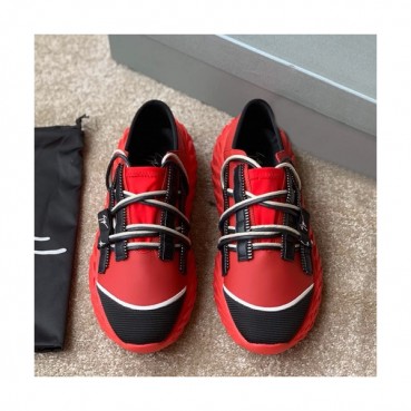 Giuseppe Zanoti 2019 Mens Leather Sneakers - 쥬세페 자노티 2019 남성용 레더 스니커즈 GZS0008.Size(245 