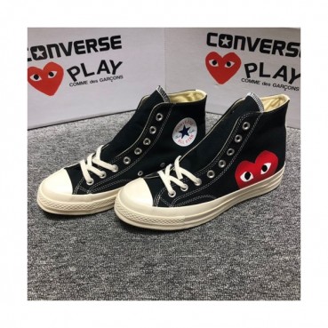 Cdgplay 2019 Mm / Wm Converse Sneakers - 꼼데가르송 2019 남여공용 컨버스 스니커즈 CDGS0002, Size (225 