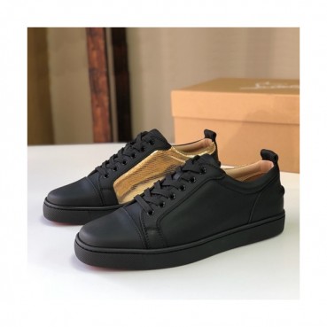 [매장판]Christian Loubutin 2019 Mens Leather Sneakers  - 크리스챤루부탱 2019 남성용 레더 스니커즈 CLS0004.Size(245 
