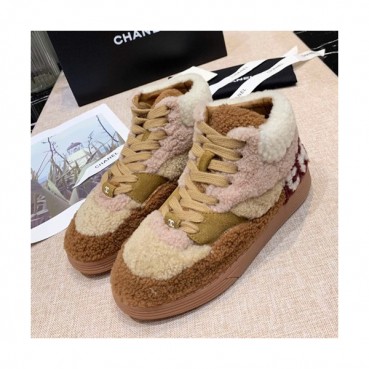 Chanel 2019 Ladies Lambs Wool Sneakers - 샤넬 2019 여성용 램스울 스니커즈 CHAS0272.Size(225 