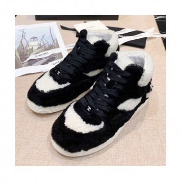 Chanel 2019 Ladies Lambs Wool Sneakers - 샤넬 2019 여성용 램스울 스니커즈 CHAS0271.Size(225 