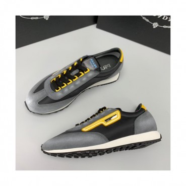 Prada 2019 Mens Leather Sneakers - 프라다 2019 남성용 레더 스니커즈 PRAS0089,Size(245 