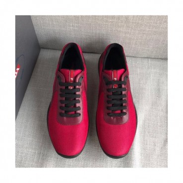 Prada 2019 Mens Leather Sneakers - 프라다 2019 남성용 레더 스니커즈 PRAS0087,Size(245 