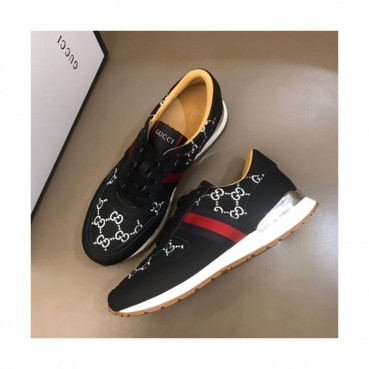 Gucci 2019 Mens Leather Sneakers - 구찌 2019 남성용 레더 스니커즈 GUCS0160,Size(240 