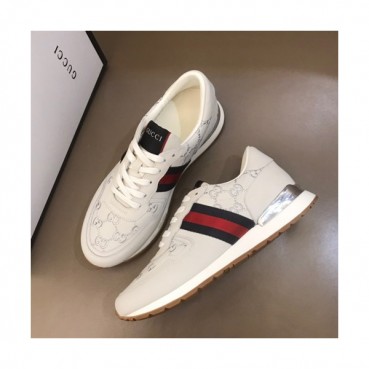 Gucci 2019 Mens Leather Sneakers - 구찌 2019 남성용 레더 스니커즈 GUCS0156,Size(240 