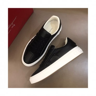 Ferragamo 2019 Mens Leather Sneakers - 페라가모 2019 남성용 레더 스니커즈, FGMS0039,Size(240 