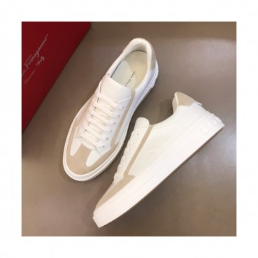 Ferragamo 2019 Mens Leather Sneakers - 페라가모 2019 남성용 레더 스니커즈, FGMS0038,Size(240 