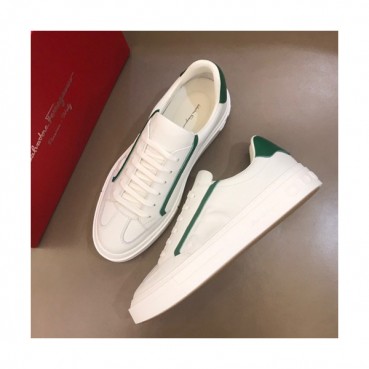 Ferragamo 2019 Mens Leather Sneakers - 페라가모 2019 남성용 레더 스니커즈, FGMS0037,Size(240 