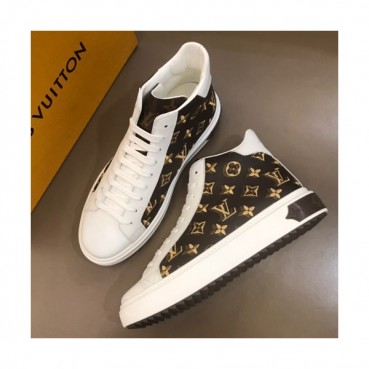 Louis vuitton 2019 Mens Leather Sneakers  - 루이비통 2019 남성용 레더 스니커즈 LOUS0142,Size(240 