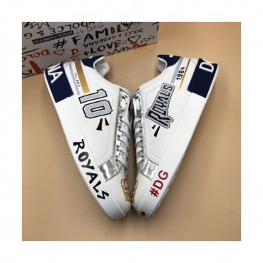 Dolce&Gabbana 2019 Mens Leather Sneakers  - 돌체앤가바나 2019 남성용 레더 스니커즈 DGS0034,Size(240 