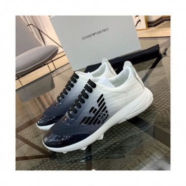 Armani 2019 Mens Leather Sneakers  - 알마니 2019 남성용 레더 스니커즈 ARMS0002,Size(240 