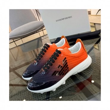 Armani 2019 Mens Leather Sneakers  - 알마니 2019 남성용 레더 스니커즈 ARMS0001,Size(240 