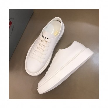 Prada 2019 Mens Leather Sneakers - 프라다 2019 남성용 레더 스니커즈 PRAS0063,Size(240 