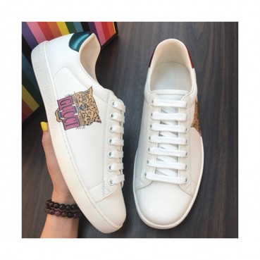 Gucci 2019 Mm/Wm Leather Sneakers - 구찌 2019 남여공용 레더 스니커즈 GUCS0141,Size(225 
