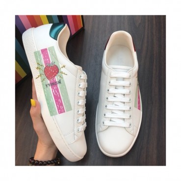 Gucci 2019 Mm/Wm Leather Sneakers - 구찌 2019 남여공용 레더 스니커즈 GUCS0140,Size(225 