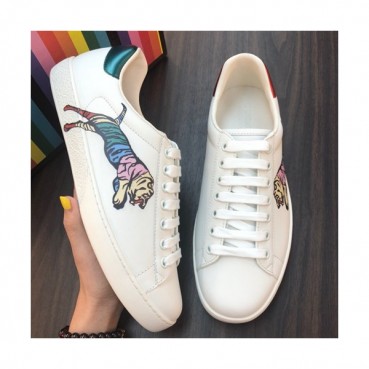 Gucci 2019 Mm/Wm Leather Sneakers - 구찌 2019 남여공용 레더 스니커즈 GUCS0139,Size(225 