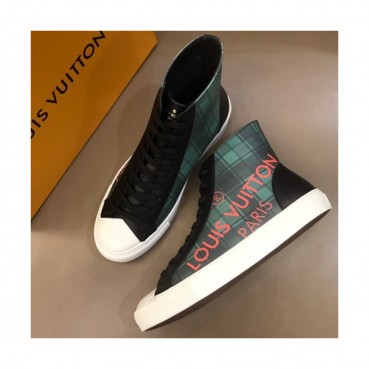 Louis vuitton 2019 Mens Leather Sneakers  - 루이비통 2019 남성용 레더 스니커즈 LOUS0115,Size(240 