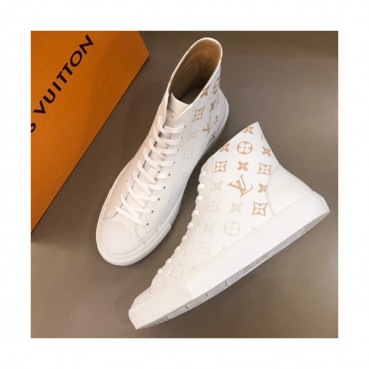 Louis vuitton 2019 Mens Leather Sneakers  - 루이비통 2019 남성용 레더 스니커즈 LOUS0114,Size(240 