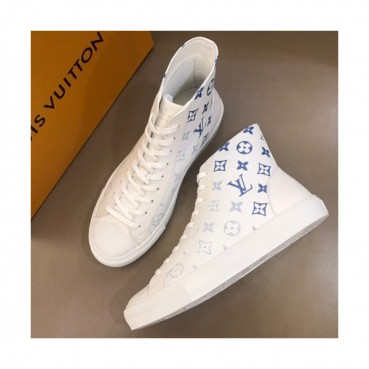 Louis vuitton 2019 Mens Leather Sneakers  - 루이비통 2019 남성용 레더 스니커즈 LOUS0113,Size(240 