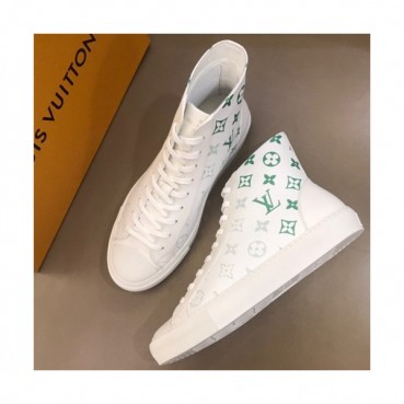 Louis vuitton 2019 Mens Leather Sneakers  - 루이비통 2019 남성용 레더 스니커즈 LOUS0112,Size(240 
