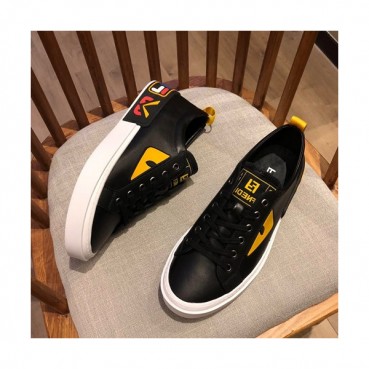Fendi 2019 Mens Leather Sneakers - 펜디 2019 남성용 레더 스니커즈 FENS0014,Size(240 