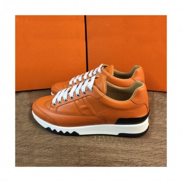 [매장판]Hermes 2019 Mens Leather Sneakers - 에르메스 2019 남성용 레더 스니커즈 HERS0110.Size(240 