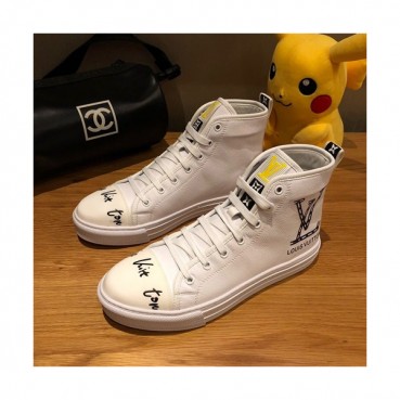 Louis vuitton 2019 Mens Leather Sneakers  - 루이비통 2019 남성용 레더 스니커즈 LOUS0101,Size(240 