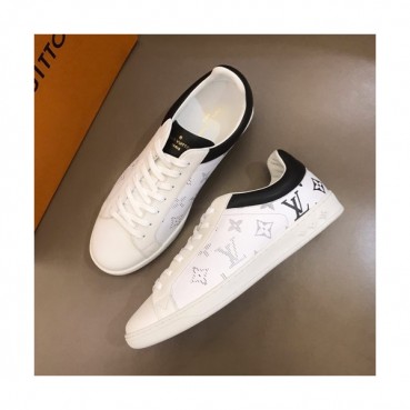 Louis vuitton 2019 Mens Leather Sneakers  - 루이비통 2019 남성용 레더 스니커즈 LOUS0100,Size(240 