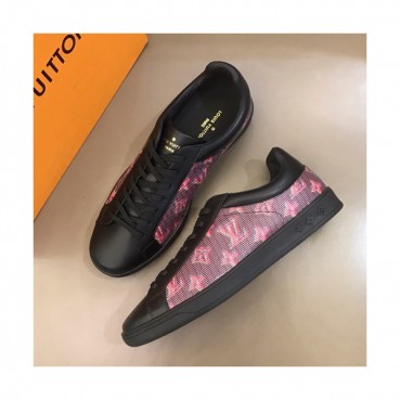 Louis vuitton 2019 Mens Leather Sneakers  - 루이비통 2019 남성용 레더 스니커즈 LOUS0099,Size(240 