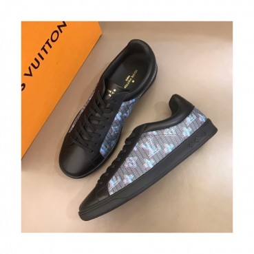 Louis vuitton 2019 Mens Leather Sneakers  - 루이비통 2019 남성용 레더 스니커즈 LOUS0098,Size(240 