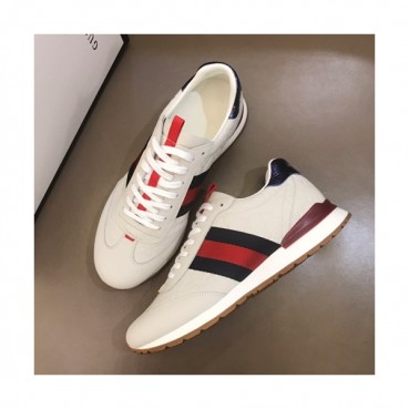 Gucci 2019 Mens Leather Sneakers - 구찌 2019 남성용 레더 스니커즈 GUCS0134,Size(240 