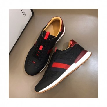 Gucci 2019 Mens Leather Sneakers - 구찌 2019 남성용 레더 스니커즈 GUCS0133,Size(240 