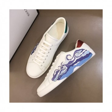 Gucci 2019 Mm/Wm Leather Sneakers - 구찌 2019 남여공용 레더 스니커즈 GUCS0127,Size(225 