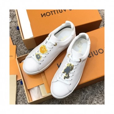 Louis Vuitton 2019 Ladies Leather Sneakers - 루이비통 2019 여성용 레더 스니커즈 LOUS0084.Size(225 
