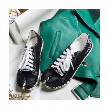Maison Margiela 2019 Mm / Wm Canvas Sneakers - 메종 마르지엘라 2019 남여공용 캔버스 스니커즈, MMS0002.Size(225 