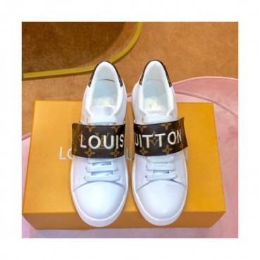 Louis Vuitton 2019 Ladies Leather Sneakers - 루이비통 2019 여성용 레더 스니커즈 LOUS0028.Size(225 
