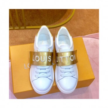 Louis Vuitton 2019 Ladies Leather Sneakers - 루이비통 2019 여성용 레더 스니커즈 LOUS0027.Size(225 