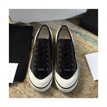 Chanel 2019 Ladies Canvas Sneakers - 샤넬 2019 여성용 캔버스 스니커즈 CHAS0118.Size(225 