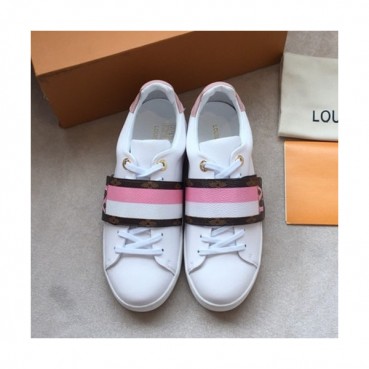 Louis Vuitton 2019 Ladies Leather Sneakers - 루이비통 2019 여성용 레더 스니커즈 LOUS0017.Size(225 