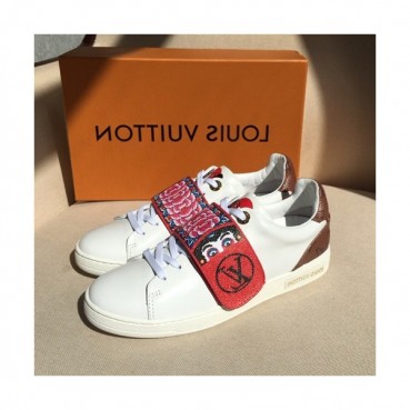 Louis Vuitton 2019 Ladies Leather Sneakers - 루이비통 2019 여성용 레더 스니커즈 LOUS0013.Size(225 