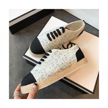 Chanel 2019 Ladies Tweed Sneakers - 샤넬 2019 여성용 트위드 스니커즈 CHAS0050.Size(225 
