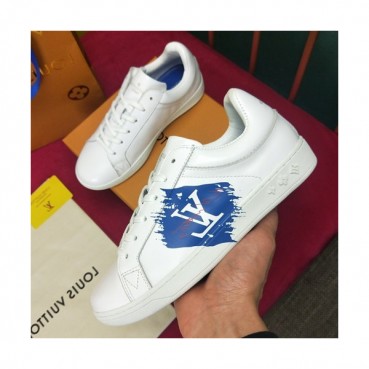 Louis Vuitton 2019 Mm / Wm Leather Sneakers - 루이비통 2019 남여공용 레더 스니커즈 LOUS0004.Size(225 