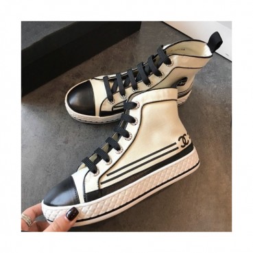 Chanel 2019 Mm / Wm Canvas Sneakers - 샤넬 2019 남여공용 캔버스 스니커즈 CHAS0017.Size(225 