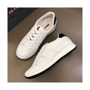 Prada 2019 Mens Business Logo Leather Sneakers - 프라다 남성 비지니스 로고 레더 스니커즈 Pra0668x.Size(240 