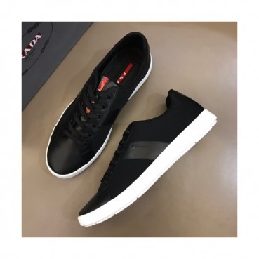 Prada 2019 Mens Business Logo Leather Sneakers - 프라다 남성 비지니스 로고 레더 스니커즈 Pra0667x.Size(240 