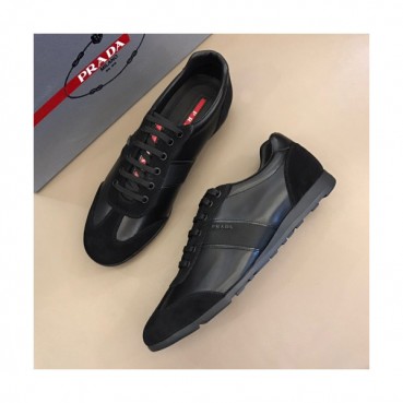 Prada 2019 Mens Business Logo Leather Sneakers - 프라다 남성 비지니스 로고 레더 스니커즈 Pra0664x.Size(240 