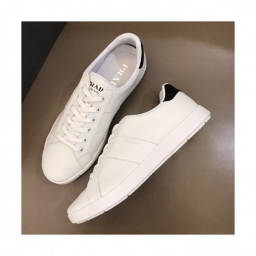 Prada 2019 Mens Business Logo Leather Sneakers - 프라다 남성 비지니스 로고 레더 스니커즈 Pra0663x.Size(240 