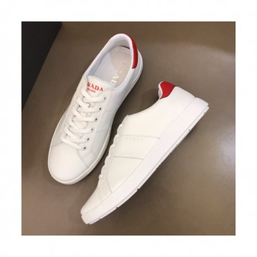 Prada 2019 Mens Business Logo Leather Sneakers - 프라다 남성 비지니스 로고 레더 스니커즈 Pra0662x.Size(240 